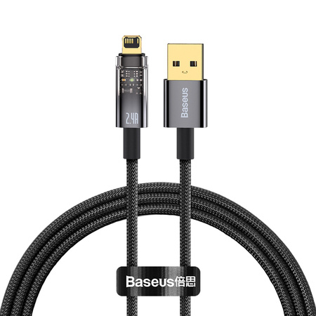 Baseus Explorer Series | Kabel USB Lightning do iPhone 5 6 7 8 X iPad 2.4A 1m